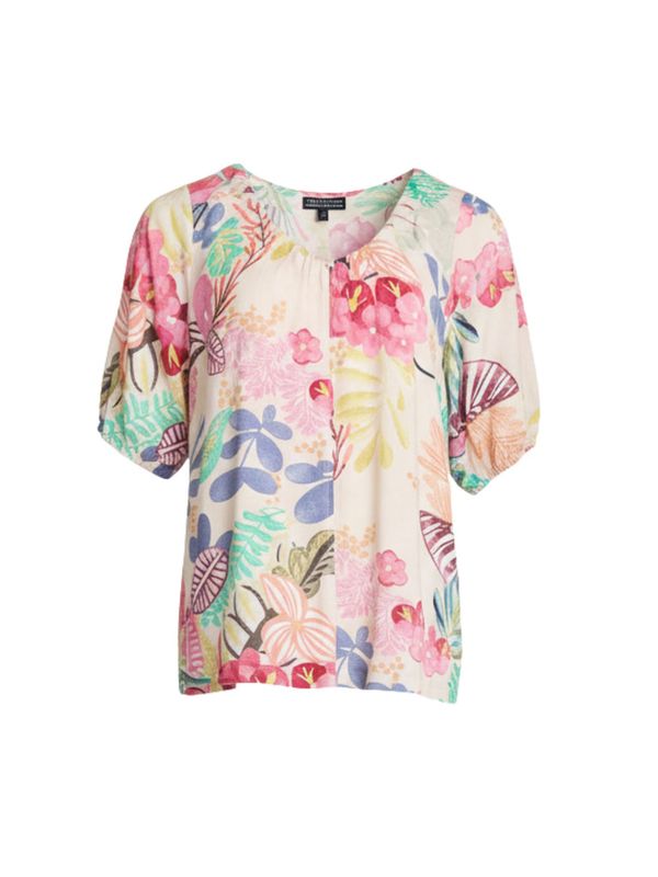 Gordon Smith - Desert Rose Floral Print Top / Pink/Multi 49480
