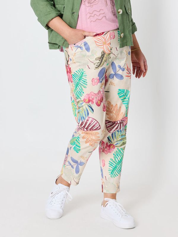 Gordon Smith - Desert Rose Floral Print Slim Leg Pant / Pink/Multi 49625