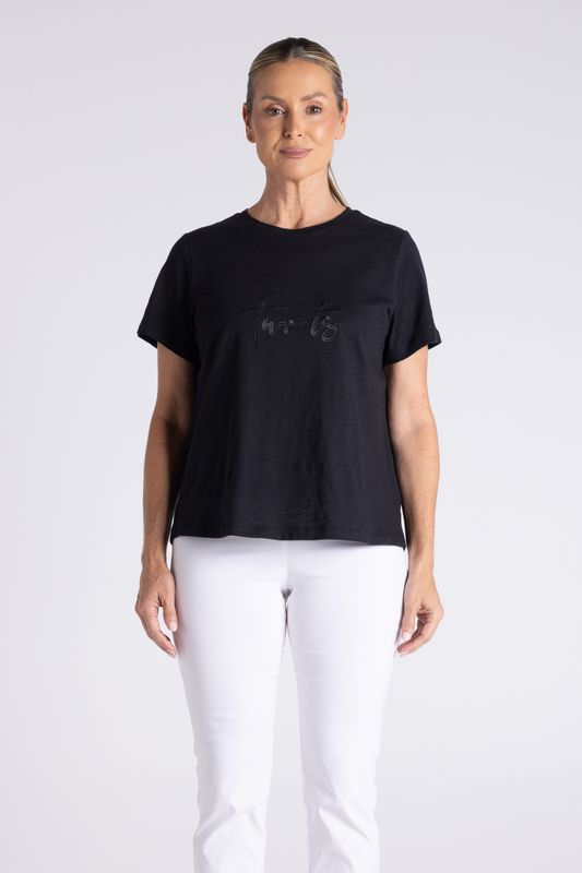 Two T's - Crew Neck T-Shirt / 3427