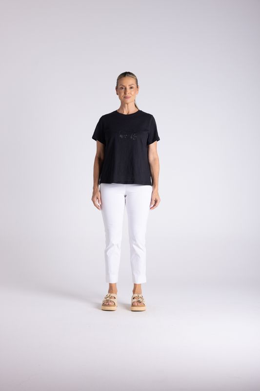 Two T's - Crew Neck T-Shirt / 3427