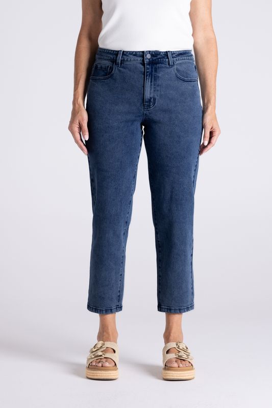 Two T's - 7/8 Straight Leg Jean / 3479