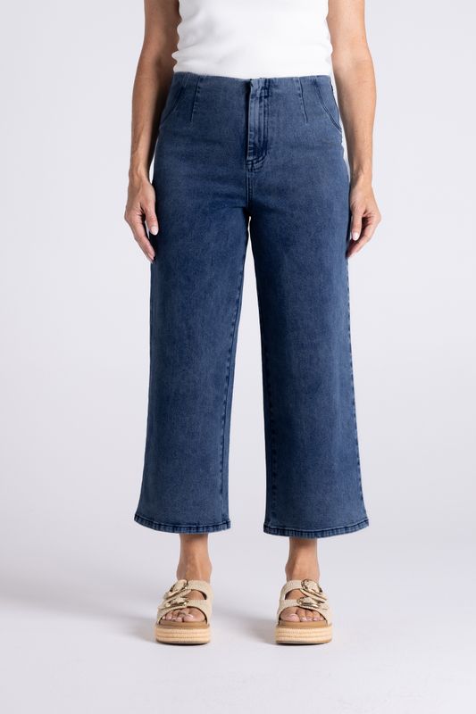 Two T's - 7/8 Wide Leg Jean / 3482
