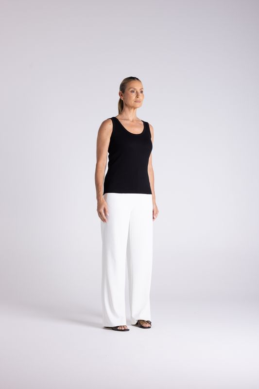 Two T's - Rib Tank With TT Logo / 3436