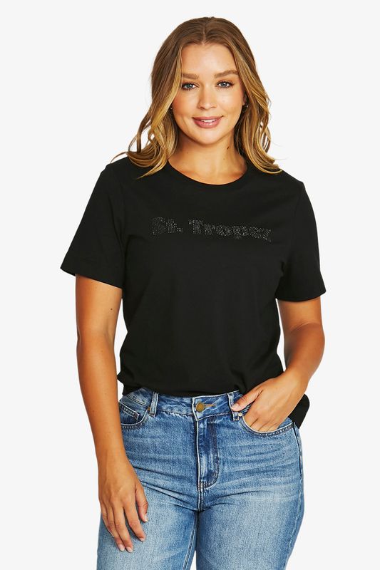 Jump - Tropez Tee / Black 61612025A