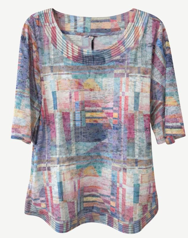 Corfu - Linear Navy Top / S2638789