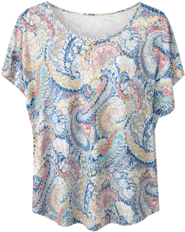 Corfu - Summer Scrolls Top / S2638742