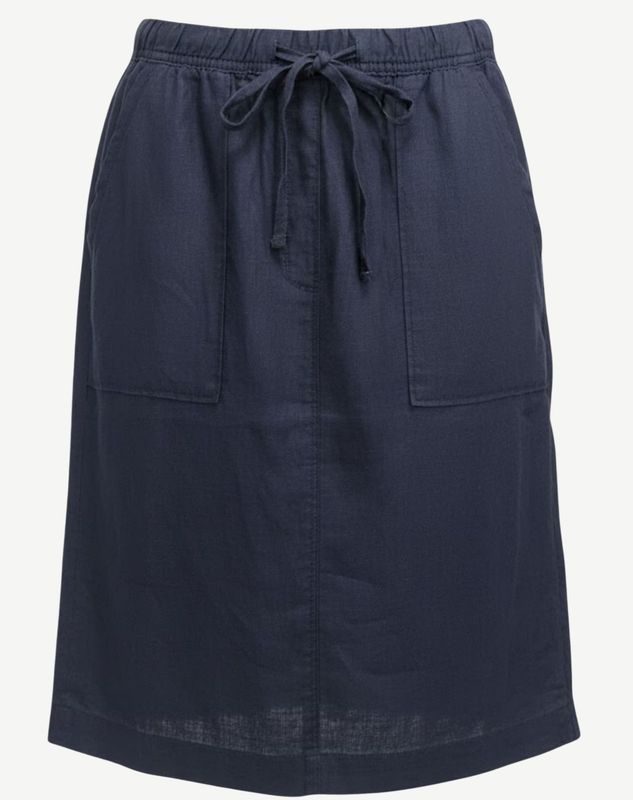 Corfu - Indigo Linen Skirt / S2645216