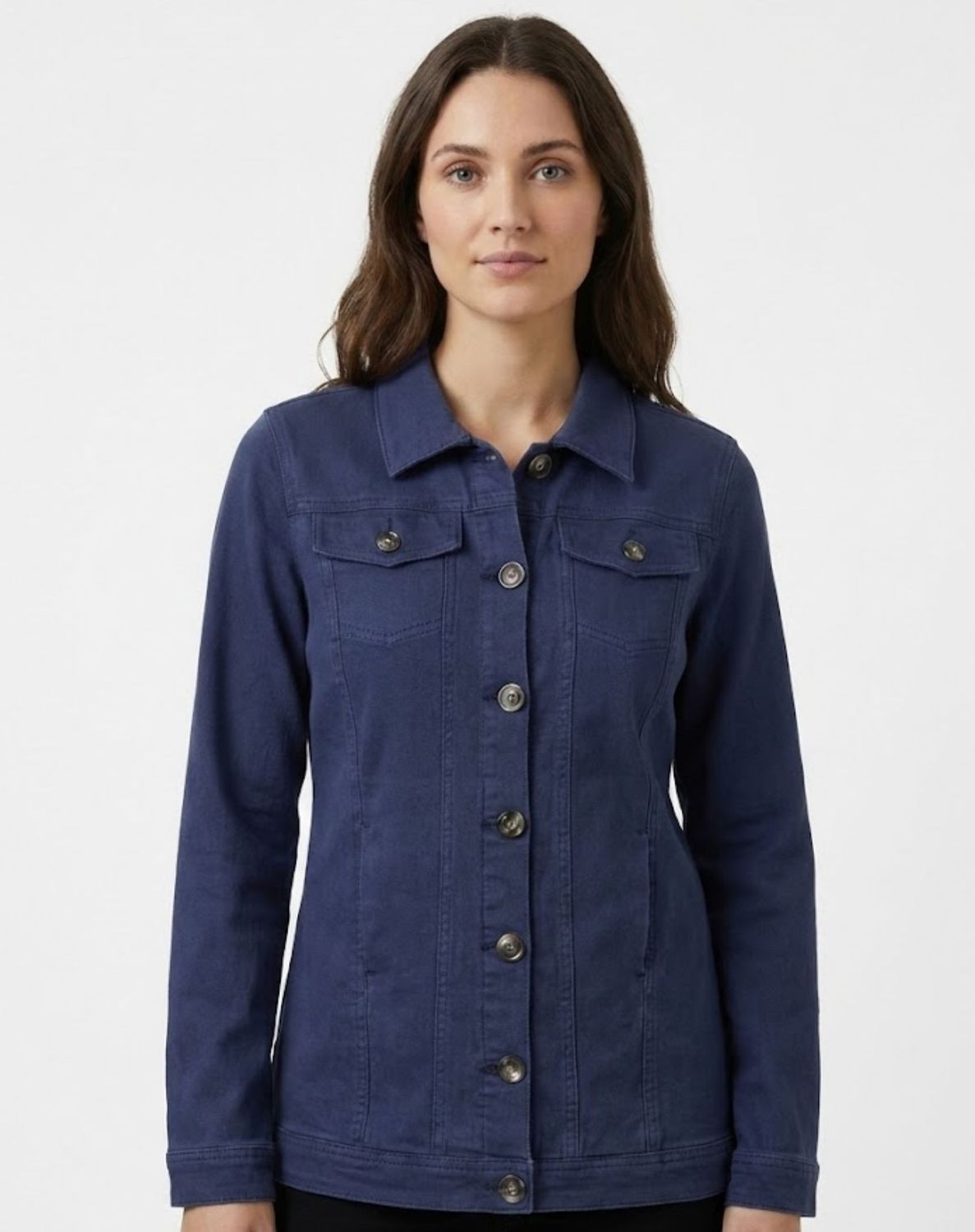 Corfu - Navy Stretch Denim Jacket / S2617639