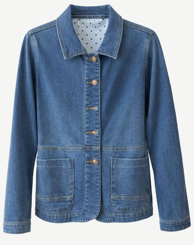 Corfu - Mid Blue Stretch Denim Jacket / S2617670