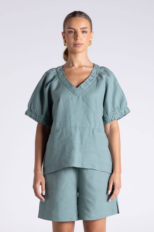 Two T's - Viv Top / Frosted Fern 3468