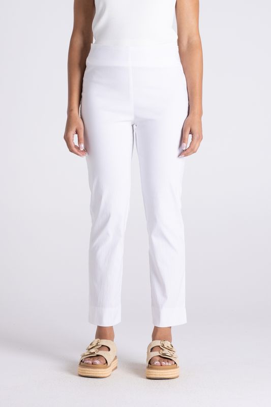 Two T's - 7/8 Bengaline Pant / White 3470