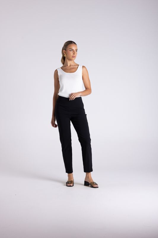 Two T's - 7/8 Bengaline Pant / Black 3470