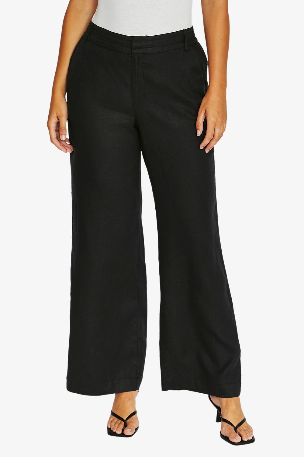 Jump - Stitch Waist Pant / Black 616J7093