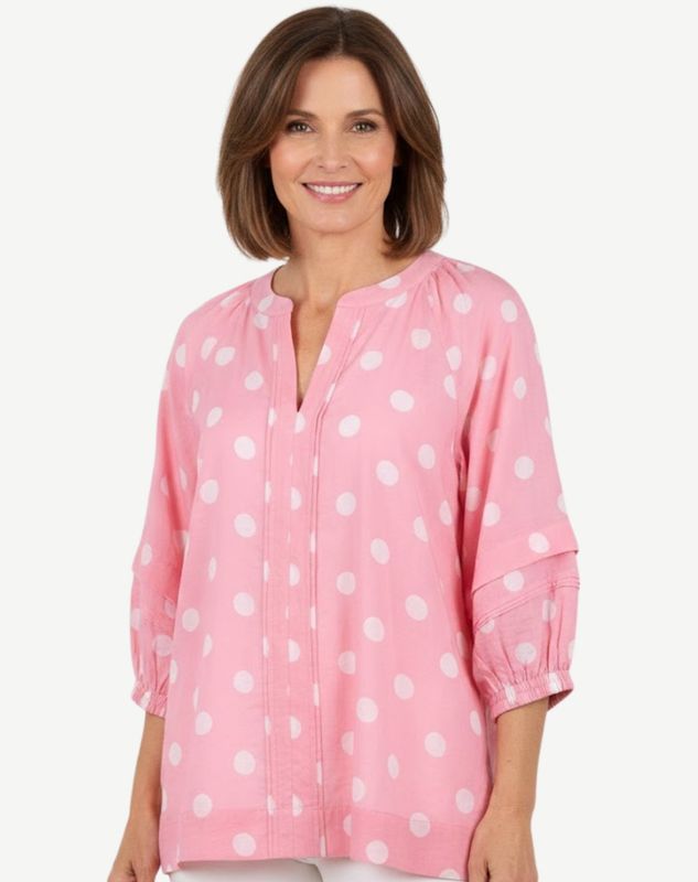 Corfu - Petal Spot Top / S2666529