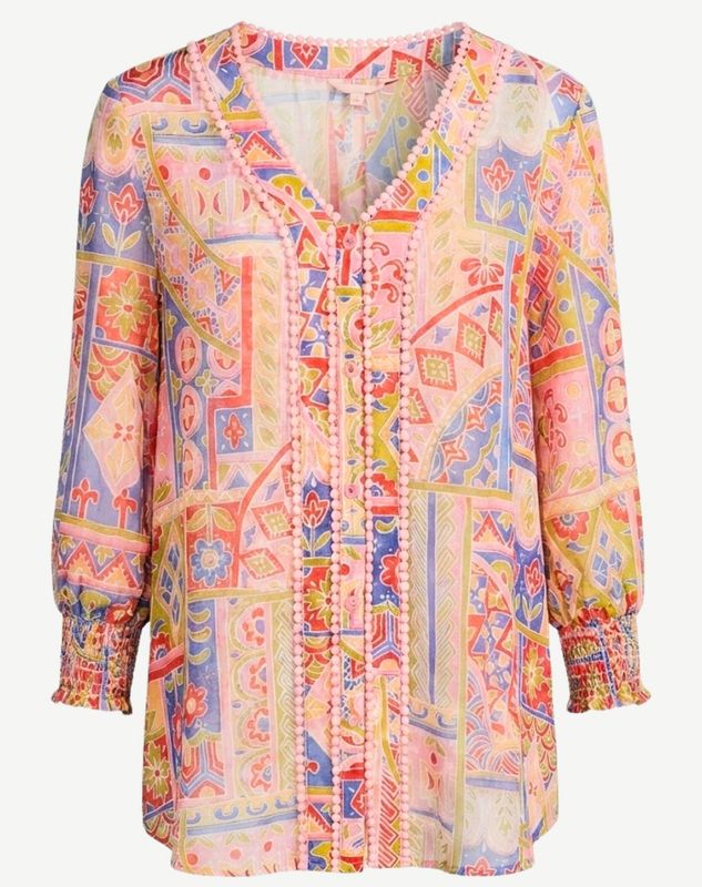 Corfu - Patchlight Soft Print Top / S2626527