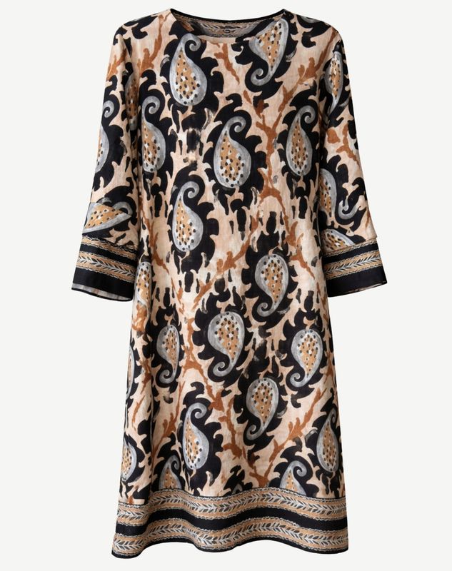 Corfu - Soft Rayon Blend Print / Black S2657148