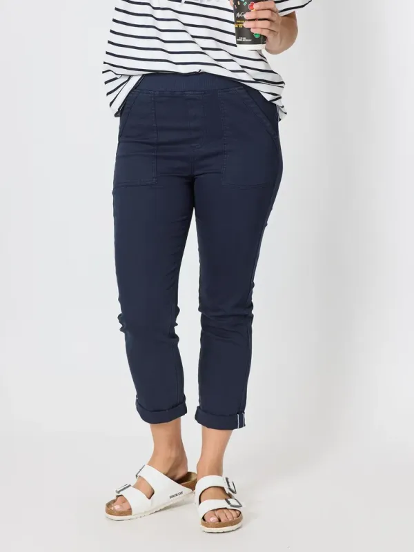 Threadz - New Isabella Pant - Navy 48121