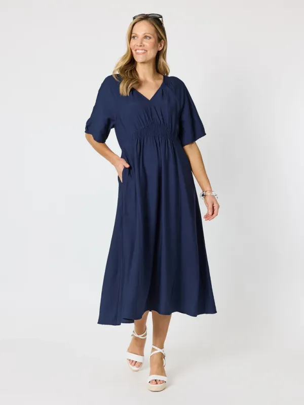 Clarity - Marina Dress - Navy 50120