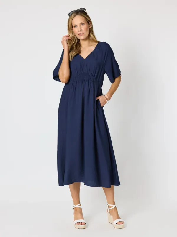 Clarity - Marina Dress - Navy 50120