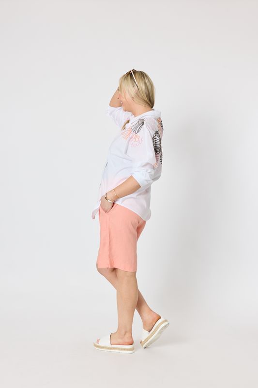 Gordon Smith - Oasis Cotton Embroidered Shirt - White 50174