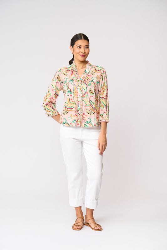 Foil - Crushing it 3/4 Sleeve Shirt / Sequoia FO8616