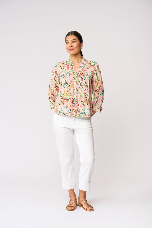 Foil - Crushing it 3/4 Sleeve Shirt / Sequoia FO8616