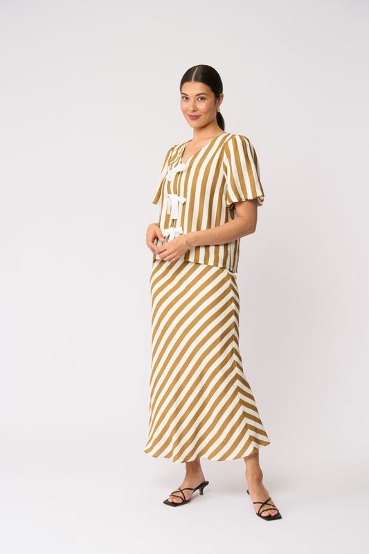 Foil - Stripe Right Top / Gilded Stripe FO8640