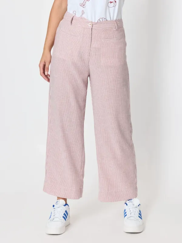 Threadz City Stripe Pant / Red White 49790