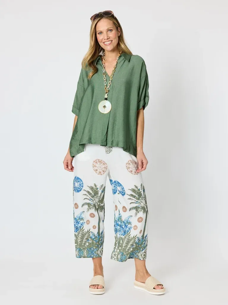 Clarity Escape Print Pant / Fern Multi 49778