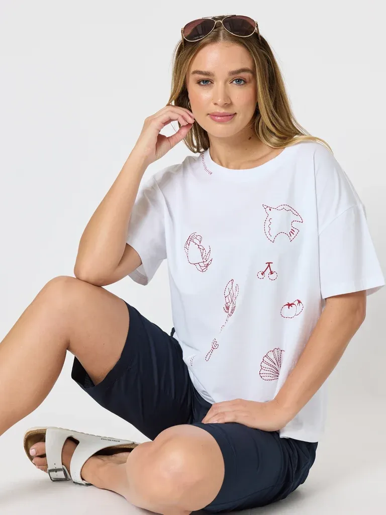 Threadz Saltwater Tee / White 49902