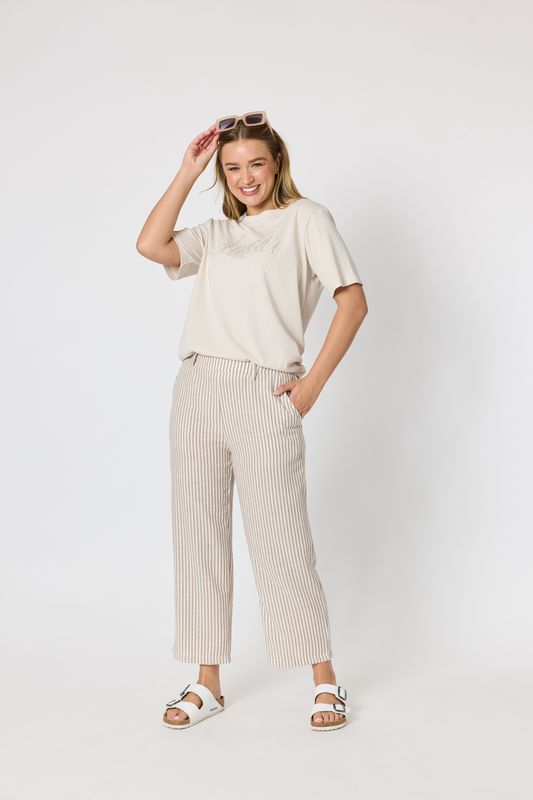 Threadz - Urban Stripe Pant / Natural White 49602