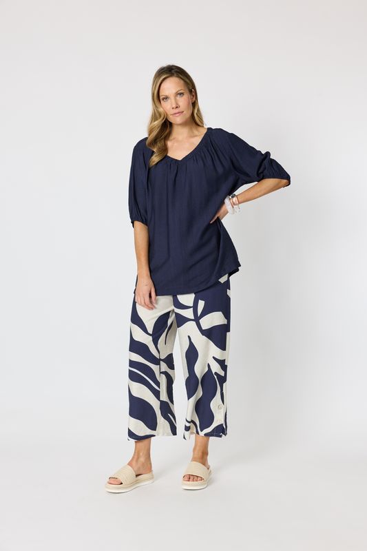 Clarity - Marina Bay Top / Navy 50241