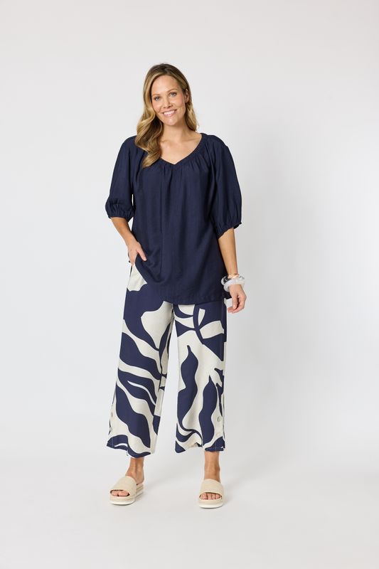 Clarity - Marina Bay Top / Navy 50241