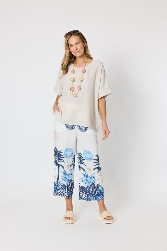 Clarity - Riviera Relaxed Top / Natural 49615