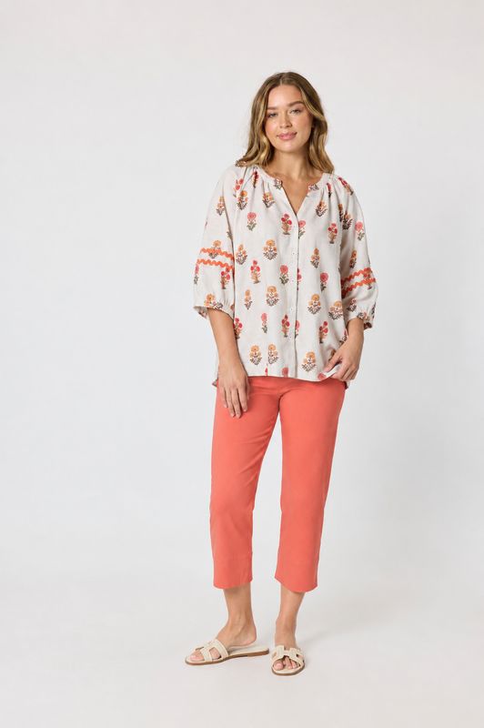 Threadz - Zara Stretch Pant / Ginger 6030