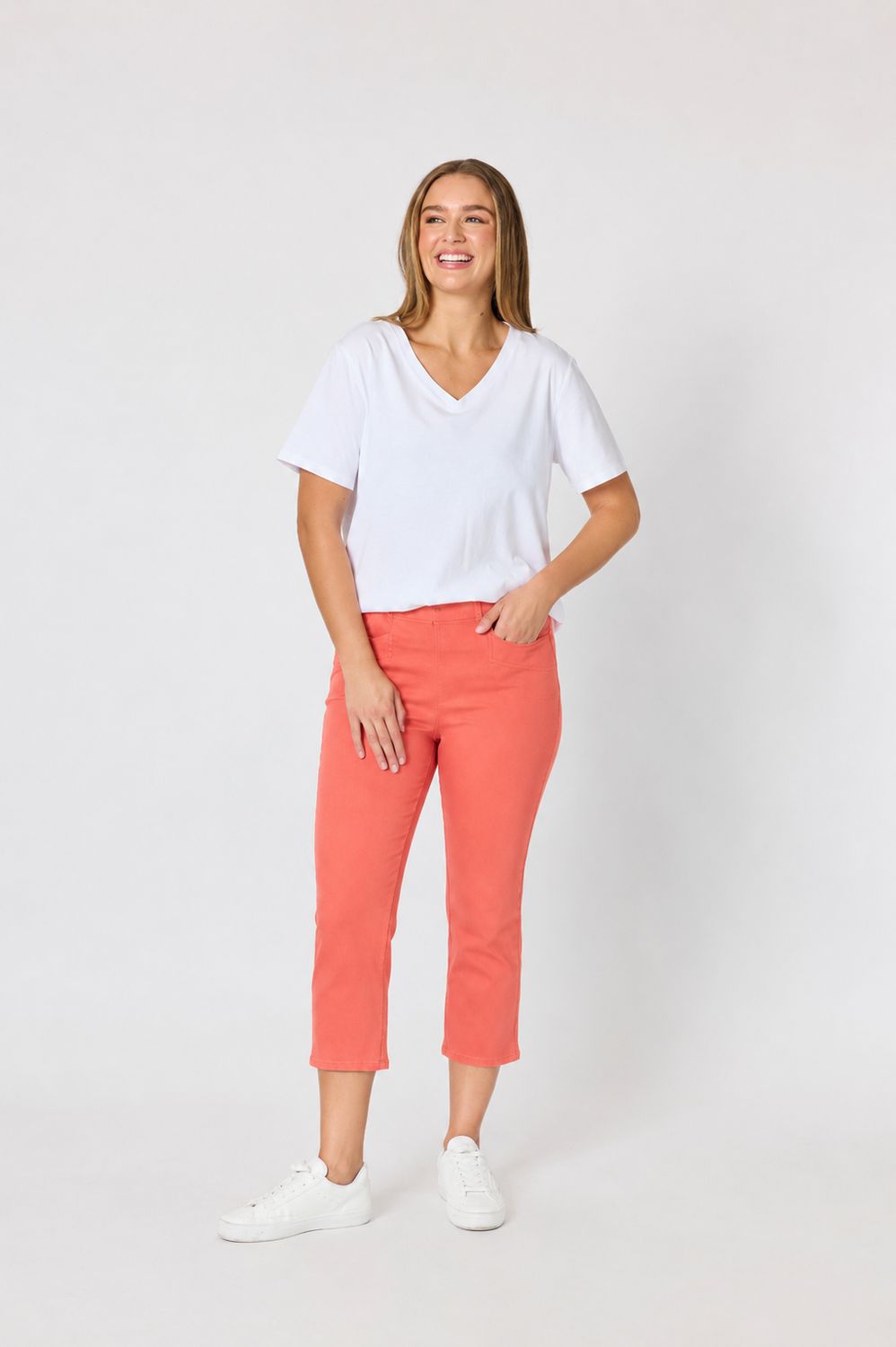 Threadz - Zara Stretch Pant / Ginger 6030