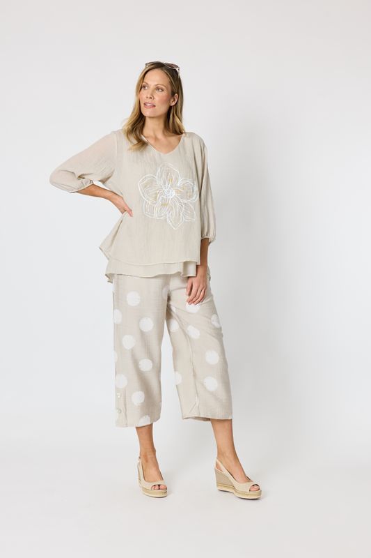 Clarity - Camellia Top / Natural 50097