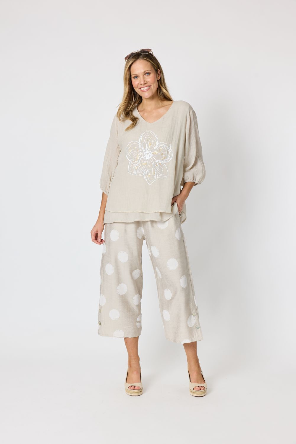 Clarity - Camellia Top / Natural 50097