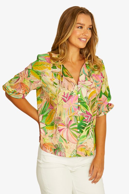Jump - Vibrant Jungle Top / Multi 616J3094A