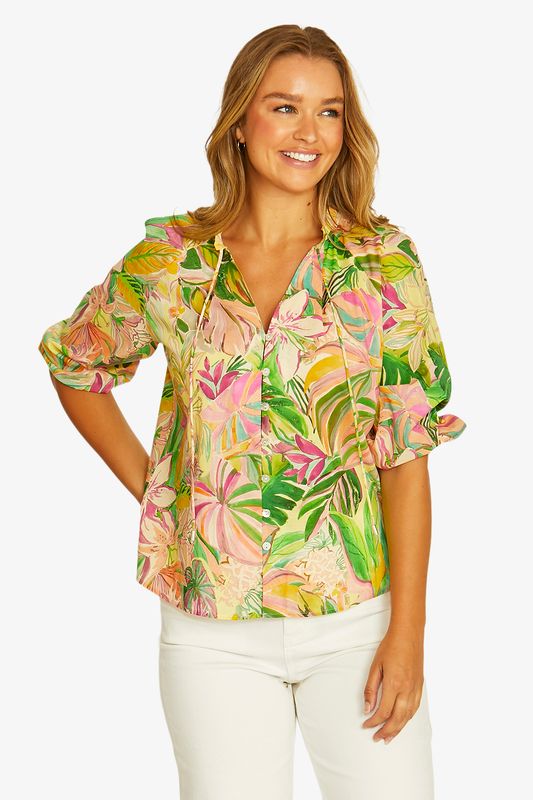 Jump - Vibrant Jungle Top / Multi 616J3094A