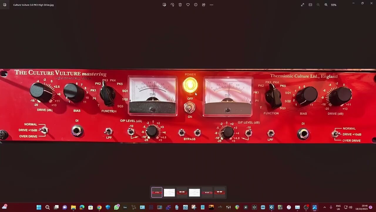 Vulture Culture Saturation Emulations (GENESIS)