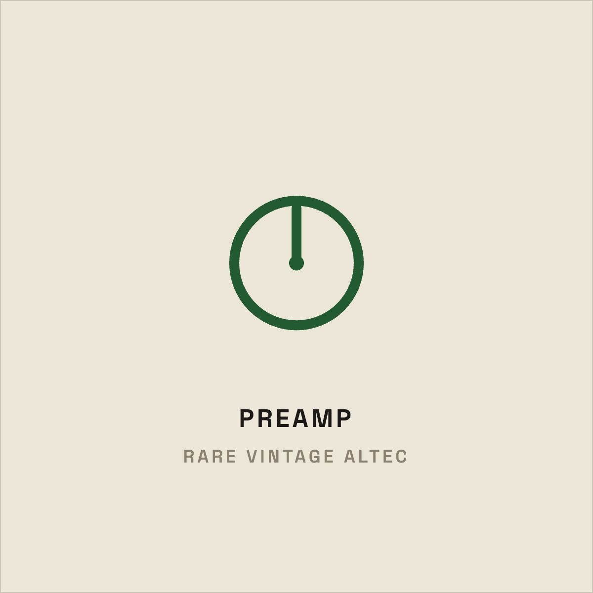 Rare Vintage Altec Preamp (GENESIS)