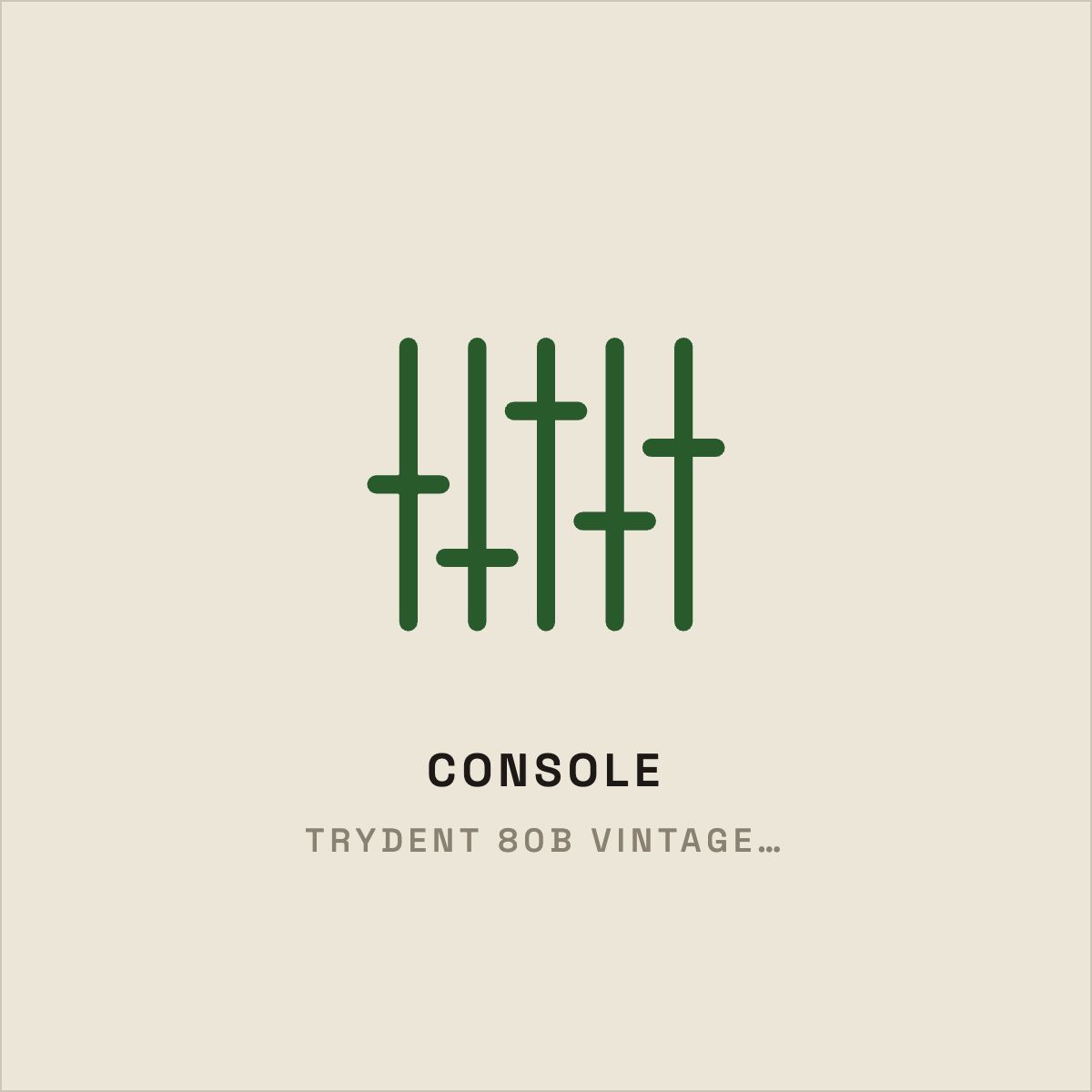 Trydent 80B (Rare) Vintage Console Emulations (GENESIS)