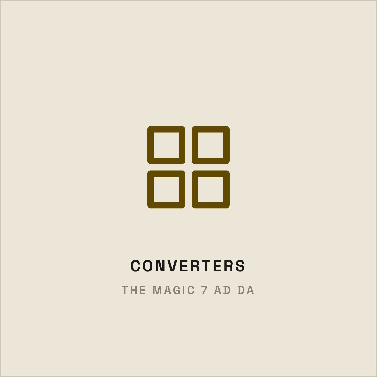The Magic 7 AD-DA Emulations (GENESIS)