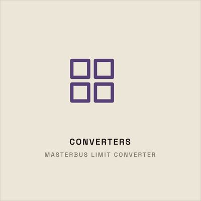 Masterbus Limit &amp; Converter Emulations (GENESIS)