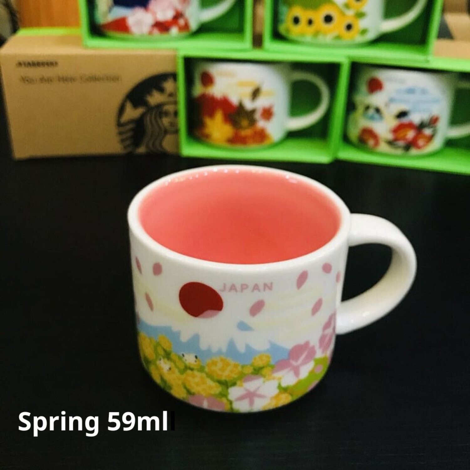 Starbucks Fujimountain and Four seasons coffee mug 59ml