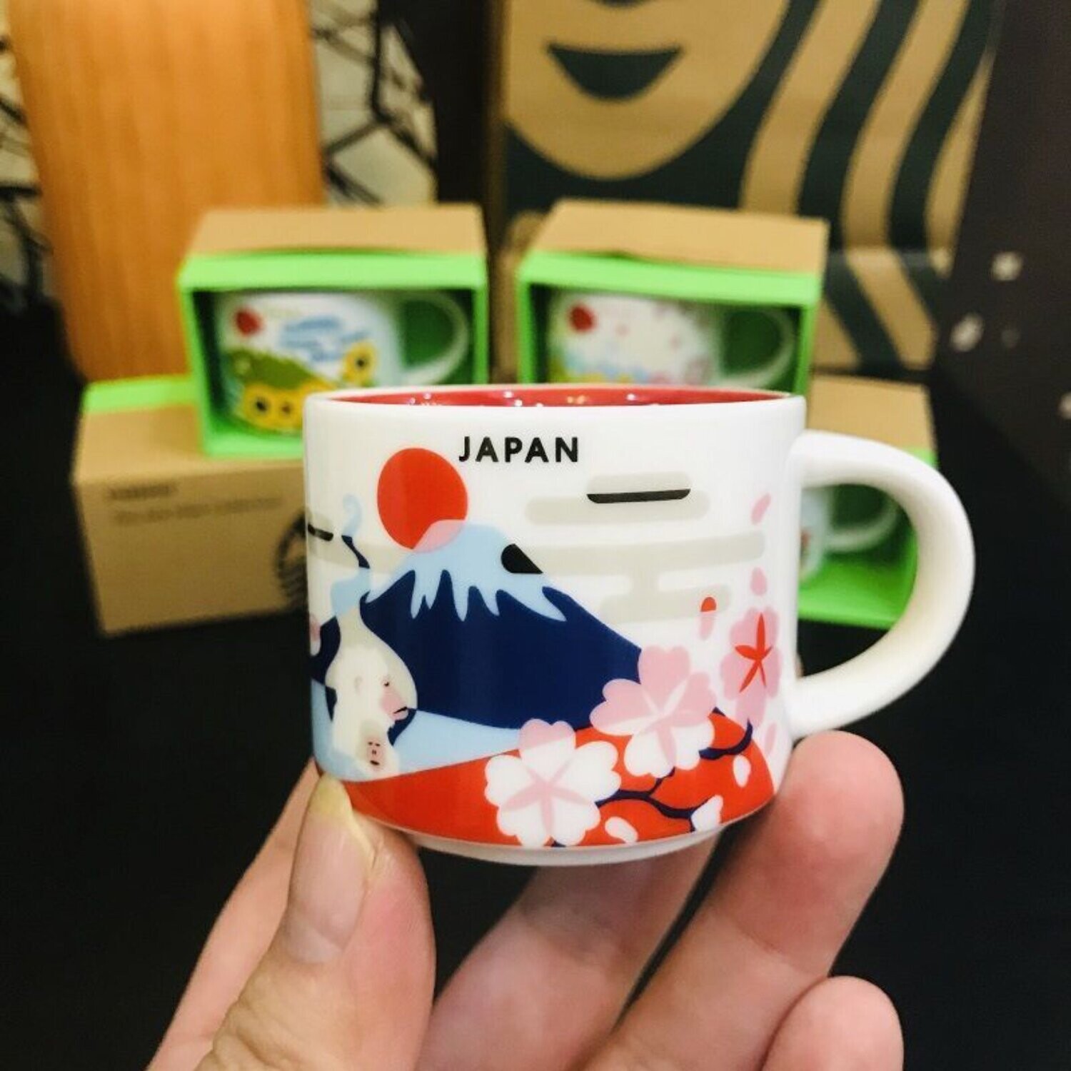 Starbucks Fujimountain and Four seasons coffee mug 59ml