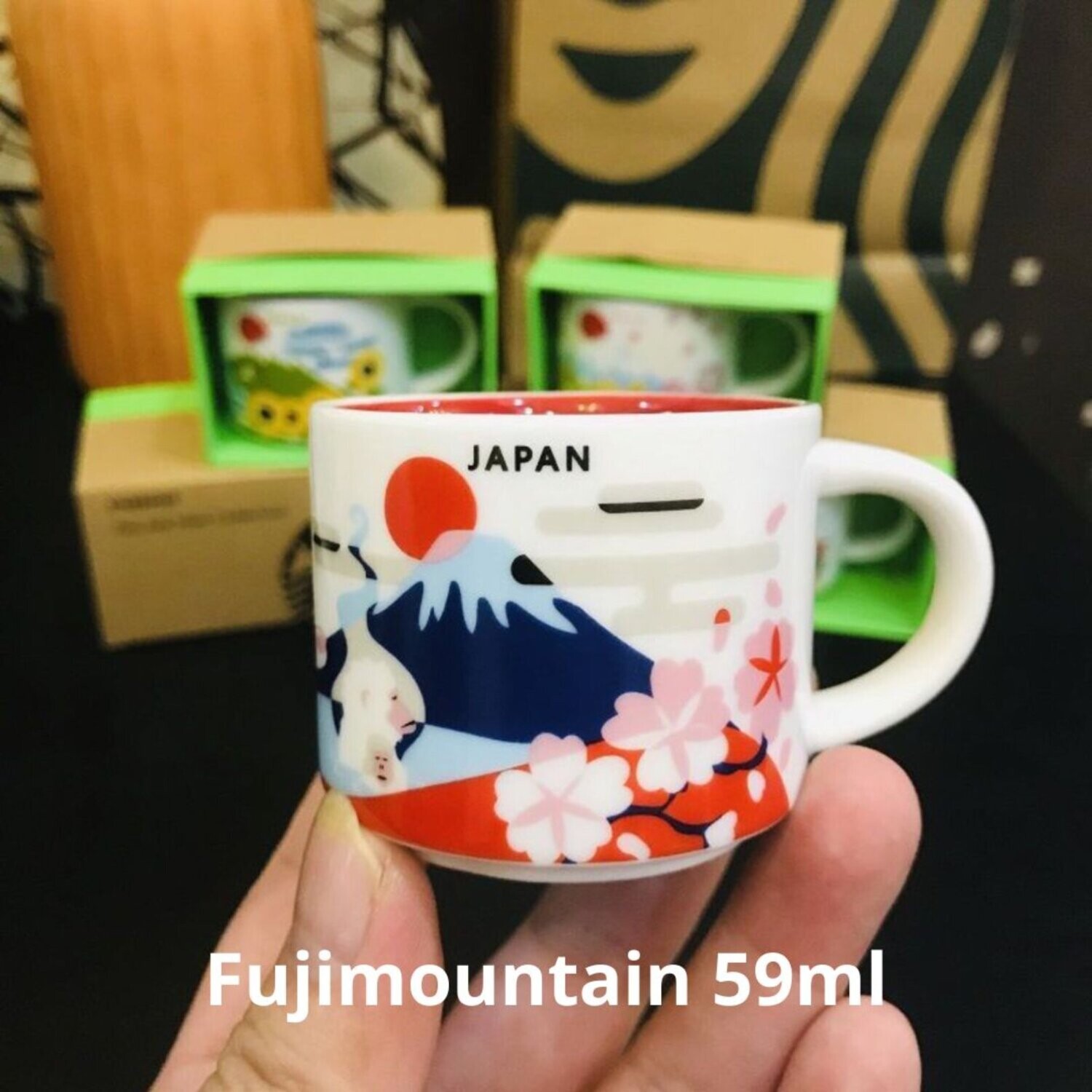 Starbucks Fujimountain and Four seasons coffee mug 59ml