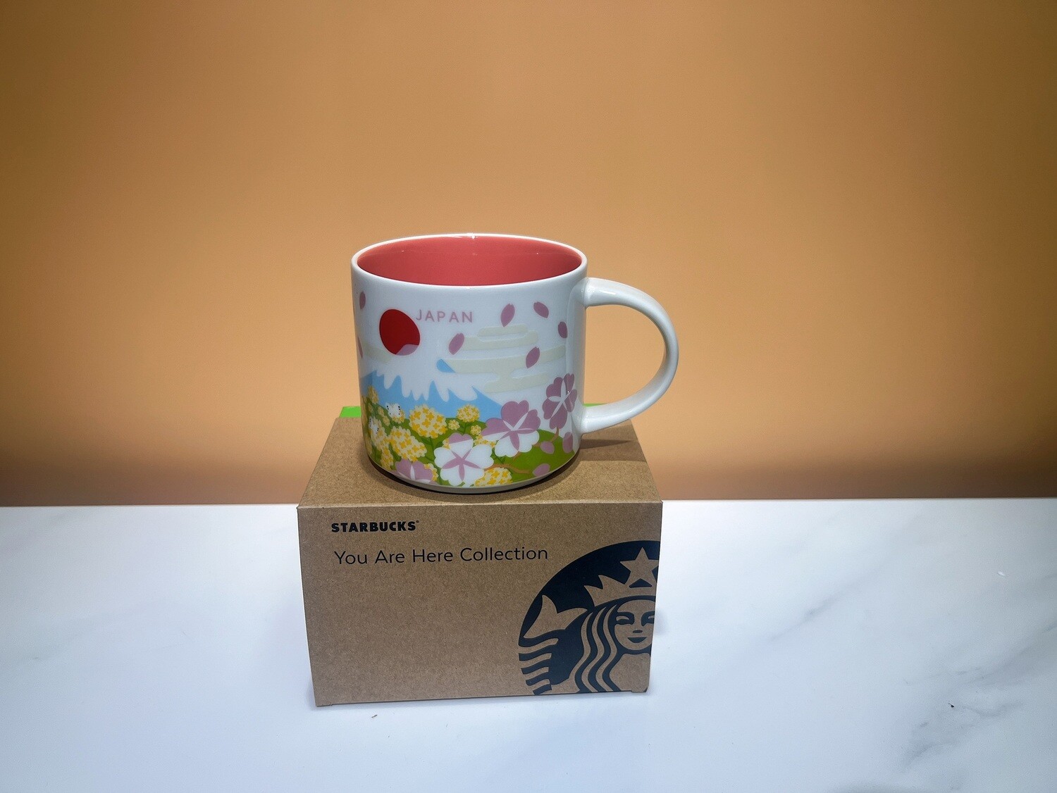 Starbucks Japan Fujimountain and four seasons coffee mug 414ml and 59ml