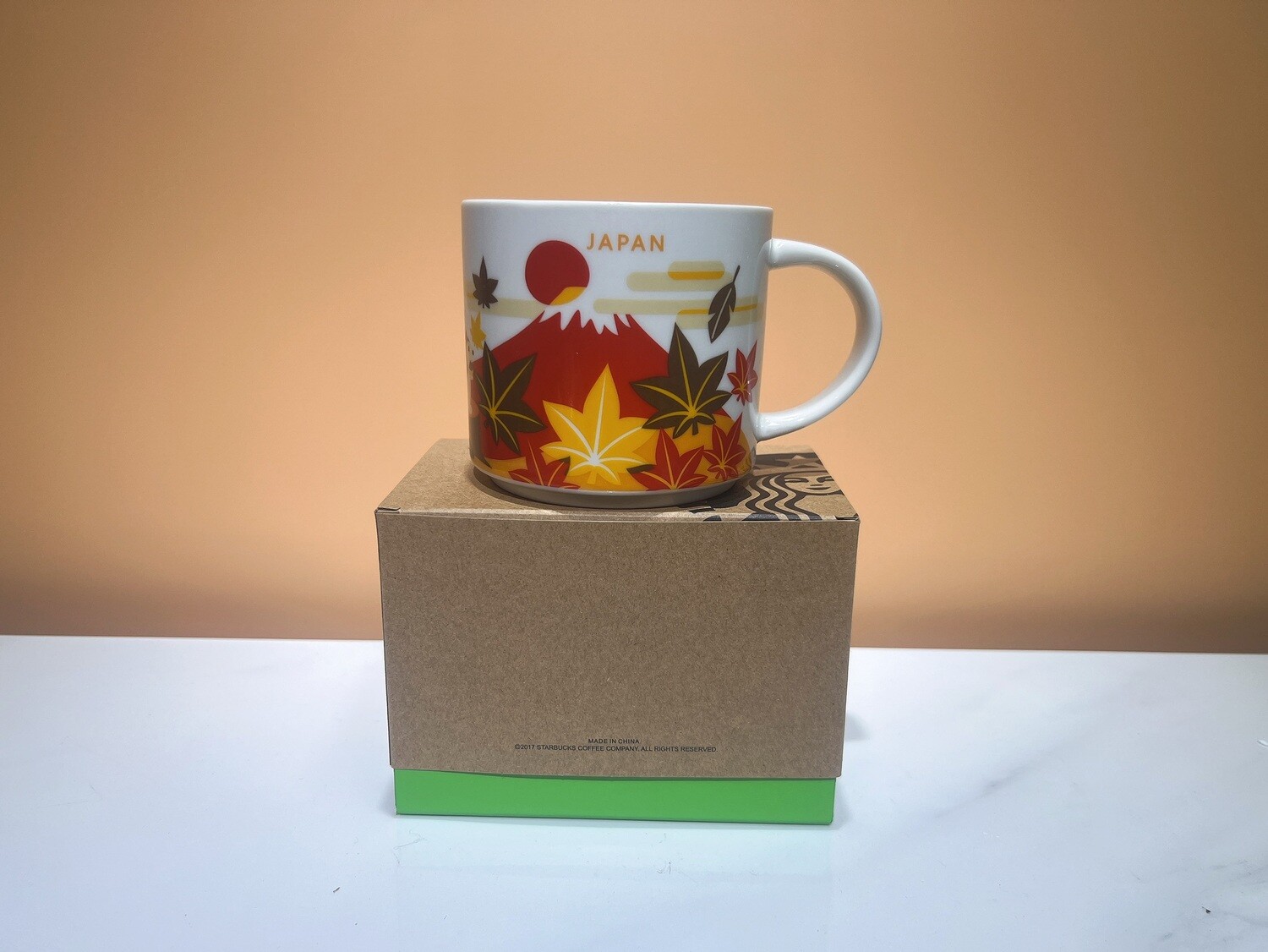 Starbucks Japan Fujimountain and four seasons coffee mug 414ml and 59ml